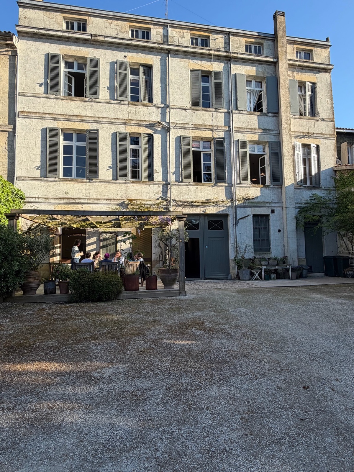 The maison terrace