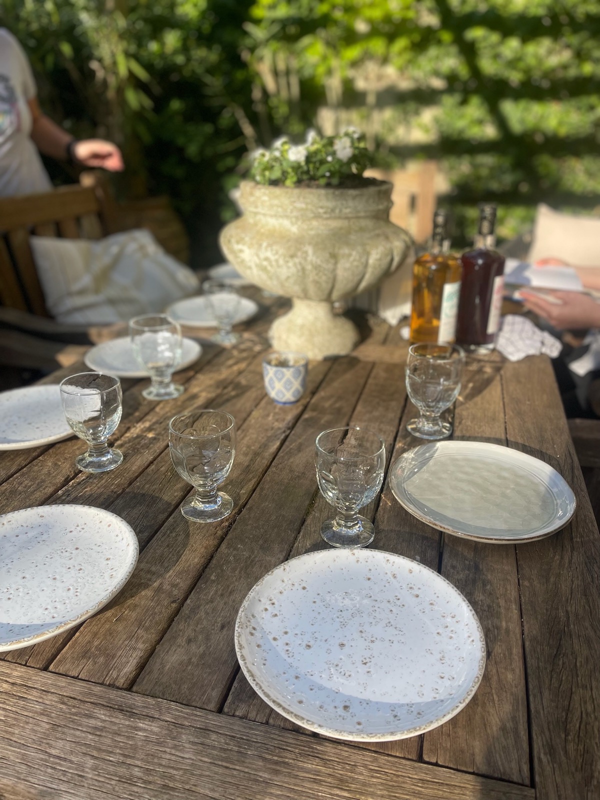 Table set for the evening