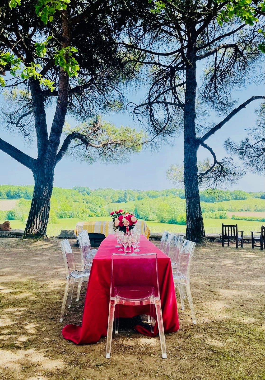 Table set for lunch